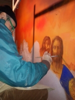 Affresco L'ultima cena - Santuario di Santa Maria di Lourdes, loc. Le Botteghe, Fucecchio (FI)